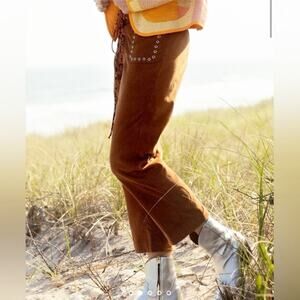 Alix of Bohemia Jodhpur Tawny Corduroy Pants SMALL Coastal Cowgirl Designer